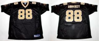 Authentic New Orleans Saints Jeremy Shockey Black Jersey 46