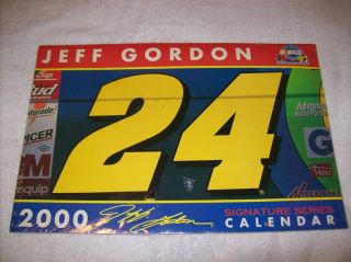 Jeff Gordon 24 2000 NASCAR Calendar Racing Dupont Car