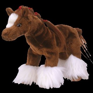 Ty Beanie Baby Hoofer Wonderful Clydesdale Type Work Horse Mint with