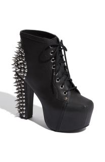 Jeffrey Campbell Lita Spike Lace Up Platform Ankle Boots Shoes 7 New