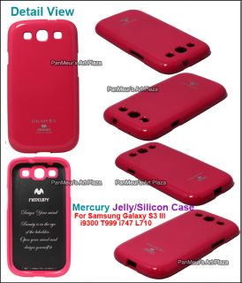  III i9300 Glossy Glitter Shiny Pearl Mercury Jelly Case Cover