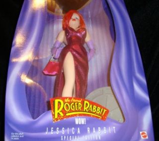 Disney Collector Dolls Jessica Rabbit 1999 Mattel Cool