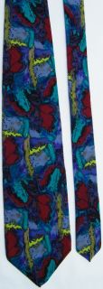 Jerry Garcia Dogs Collection 5 Teal Green Turquoise Red Silk Neck
