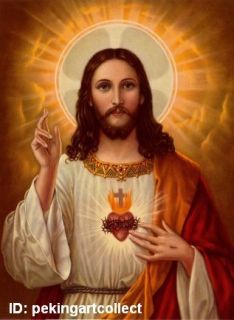  Religious Art Oil Painting Jesus Christ Himself Portrait 24x36
