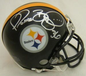 Jerome Bettis Autographed Signed Pittsburgh Steelers Mini Helmet
