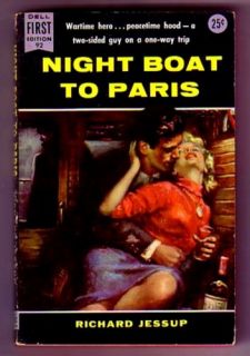 Night Boat to Paris Richard Jessup 1st PBO Cold War