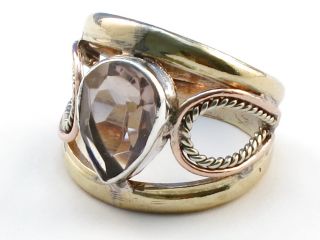 Artisan Jewelry Pink Tourmaline 925 Sterling Silver Ring Size 5