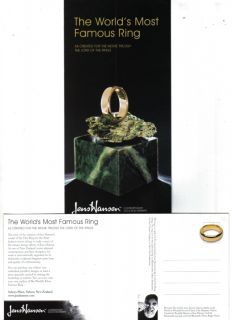 The Lord of The Rings Ring Creator Promotional Postcard