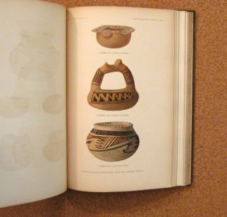 Book on American Indian Pueblo Ruins Art Pottery