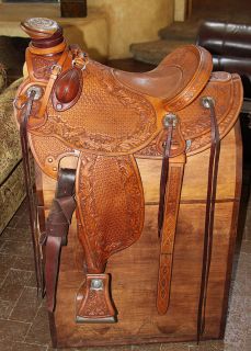 Jeremiah Watt Brothers Custom Wade Saddle Fully Tooled Parelli