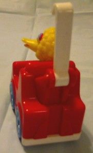 Jim Hensons 1993 The Muppets Big Bird in Truck Car Toy