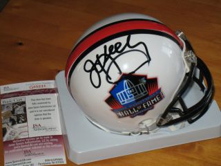 Jim Kelly Signed Buffalo Bills Hall of Fame NFL Mini Helmet JSA
