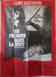 Play Misty for Me 47x63 French 1971 Clint Eastwood