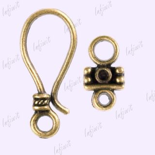   Bronze Hook Eye Toggle Clasps Jewelry Making Findings IWTS0297 4