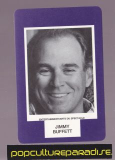 Jimmy Buffett Musician RARE Board Game Photo Card