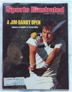 Jimmy Connors 1976 Sports Illustrated