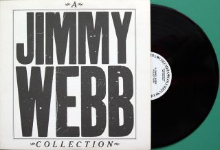 Jimmy Webb Collection Promo Sampler of Covers Vinyl Record