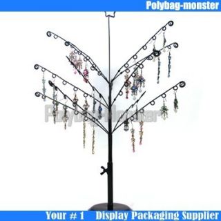 Metallic Wire Tree Jewelry Necklace Earring Stand Retail Display