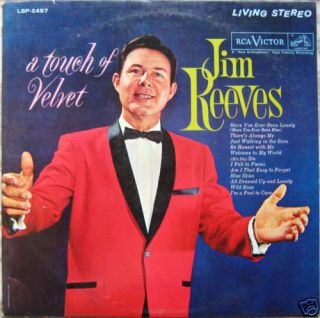 Jim Reeves 1962 Touch of Velvet RCA LSP 2487 S