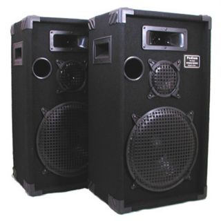 Pro Audio PA DJ Speakers New 12 inch 3 Way Karaoke Pair 1200C
