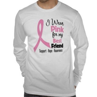 Best Friend   I Wear Pink   Breast Cancer T Shirts 