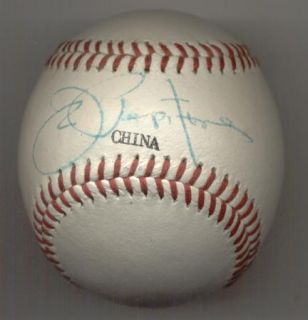 Joe Pepitone Signed Baseball New York Yankees Great