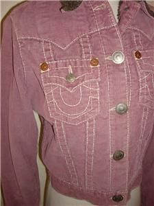  , TRUE RELIGION, JIMMY SHERPA BIG T, CURDORY PINK COLOR, BROWN INSIDE