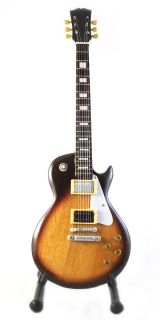 Miniature Guitar Jimmy Page Gibson Les Paul Number Two Sunburst Free