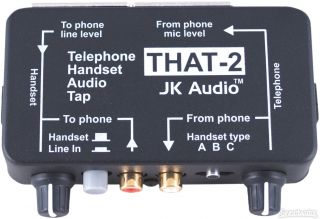 JK Audio That 2 Telephone Handset Audio Tap