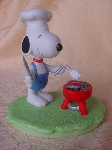 Snoopy at The Grill Hallmark Peanuts Gallery Joe Bar B Q Barbecue Chef