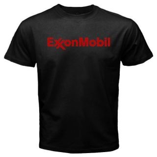 Exxon Mobil Oil Company New RARE Black T Shirt All Size