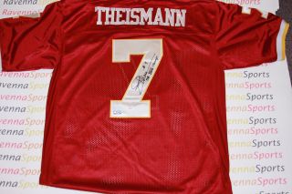 Joe Theismann Autographed Washington Redskins TB Michell & Ness Jersey