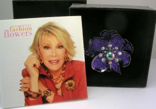 Joan Rivers Fantasy Flower Pin