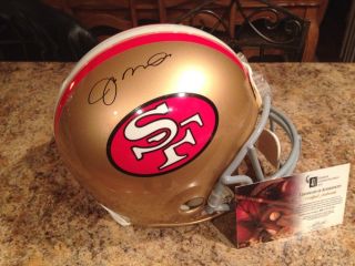 Joe Montana Signed 49ers Helmet