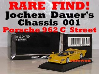 Porsche 962 Jochen Dauers Chassis 001 Minichamps 1 43