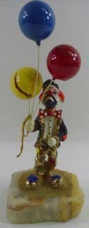 Ron Lee 1984 Hobo Joe Clown with Balloons Sculpture Figurine