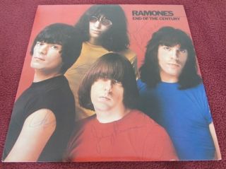 Ramone Signed Album Joey Johnny Marky Dee Dee 1980 Nicest Youll Ever