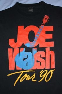 Joe Walsh Vintage 1990s How Ya Doin Black Les Paul Concert Tour T
