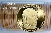 2009 Half Roll Proof John Tyler Presidential Dollars – 10 Proof