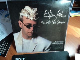 Elton John You Gotta Love Someone Great oz PS 7