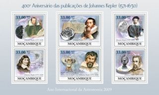 Mozambique Kepler Space 6 Stamp Mint Sheet 13A 277