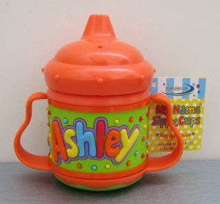 ASHLEY John Hinde my name SIPPY CUP non spill valve for infant toddler