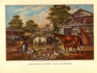 Americana Old Lithographs Published in 50s