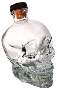Crystal Glass Skull from Crystal Head Vodka Empty