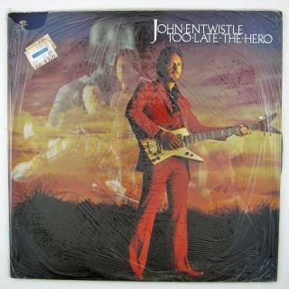 John Entwistle Too Late The Hero LP Still SEALED