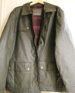 New Mens Coat Jacket Size Large Claiborne by John Bartlett