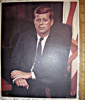 John F Kennedy Color Reproduction by Fabian Bachrach