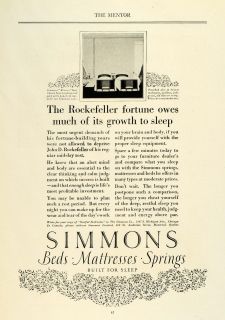  Bed Mattress Springs Furniture John D Rockefeller Fortune Sleep