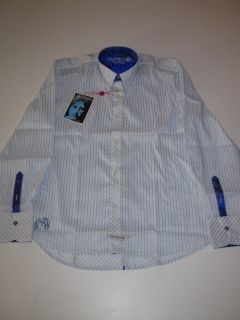 John Lennon Stripes White Blue English Laundry LS Shirt Longsleeve