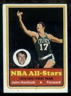 JBR7 1973 74 Topps 20 John Havlicek HOF Celtics EX  